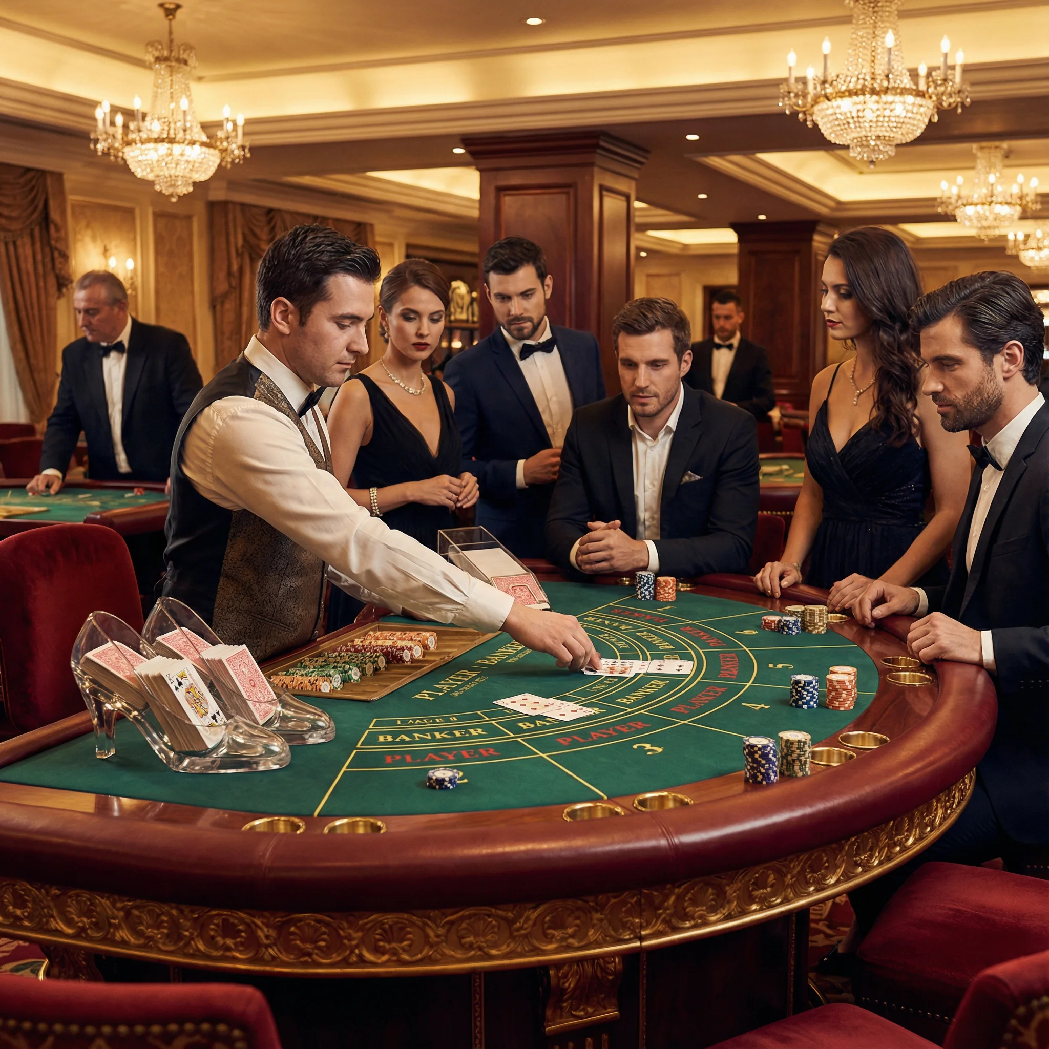 Bacará Online no 23bet - Jogo de cartas elegante